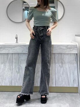 矢作南菜実さん(レディース・165cm)の夏コーディネート