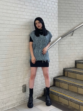 矢作南菜実さん（レディース・165cm）の夏コーディネート