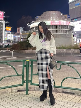 矢作南菜実さん（レディース・165cm）の冬コーディネート