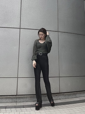 矢作南菜実さん(レディース・165cm)の夏コーディネート