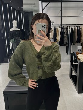 矢作南菜実さん(レディース・165cm)の秋コーディネート