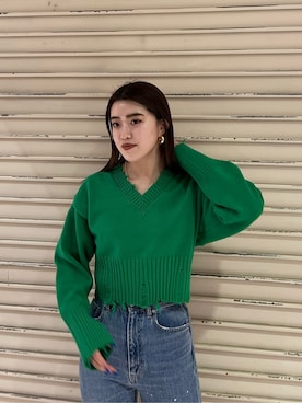 矢作南菜実さん（レディース・165cm）の冬コーディネート