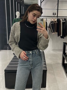 矢作南菜実さん(レディース・165cm)の秋コーディネート