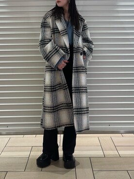 矢作南菜実さん(レディース・165cm)の冬コーディネート