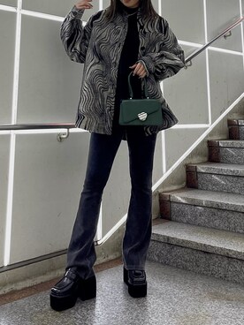 矢作南菜実さん(レディース・165cm)の秋コーディネート