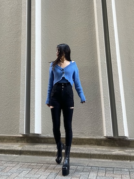 矢作南菜実さん（レディース・165cm）の冬コーディネート