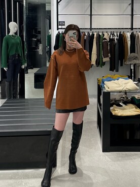 矢作南菜実さん（レディース・165cm）の秋コーディネート