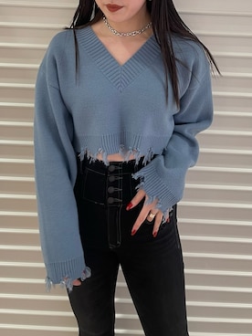 矢作南菜実さん(レディース・165cm)の冬コーディネート