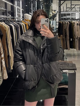 矢作南菜実さん(レディース・165cm)の秋コーディネート