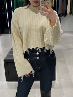 矢作南菜実さん(レディース・165cm)の秋コーディネート