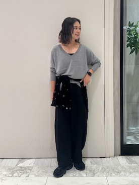 石丸春佳さん（レディース・165cm）の秋コーディネート