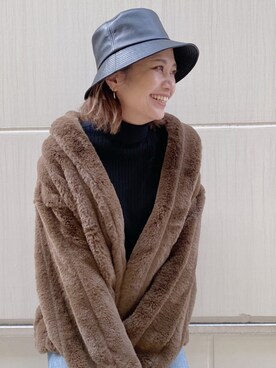 石丸春佳さん（レディース・165cm）の秋コーディネート