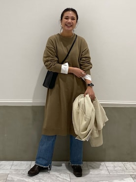 石丸春佳さん（レディース・165cm）の秋コーディネート