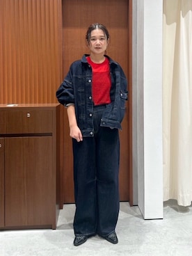 石丸春佳さん(レディース・165cm)の秋コーディネート