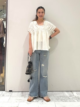 石丸春佳さん（レディース・165cm）の夏コーディネート