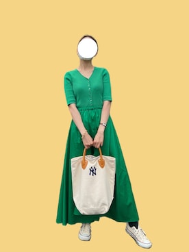 「NOIR DE POUPEE（ノワールドプーペ）のアイテム」を使った、chocolate🍫さん（レディース・162cm）の夏コーディネート