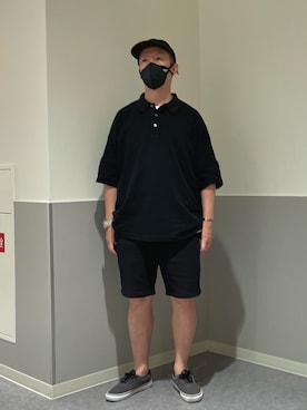 「GOLDWIN（ゴールドウィン）のアイテム」を使った、hydevowさん（メンズ・168cm）の夏コーディネート