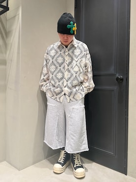 「BEAVER（ビーバー）のアイテム（パンツ）」を使った、後藤 翔さん（メンズ・171cm）の春コーディネート