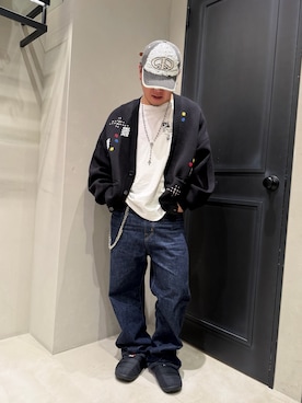 「アイテム（サンダル）」を使った、後藤 翔さん（メンズ・171cm・20代）の秋コーディネート