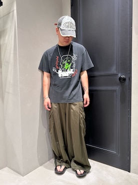 「アイテム（サンダル）」を使った、後藤 翔さん（メンズ・171cm）の夏コーディネート