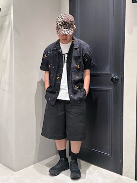 「MANASTASH（マナスタッシュ）のアイテム」を使った、後藤 翔さん（メンズ・171cm）の夏コーディネート