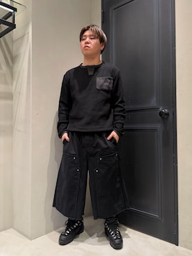 「BEAVER（ビーバー）のアイテム（パンツ）」を使った、後藤 翔さん（メンズ・171cm）の春コーディネート