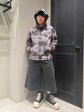 「BEAVER（ビーバー）のアイテム（パンツ）」を使った、後藤 翔さん（メンズ・171cm）の春コーディネート