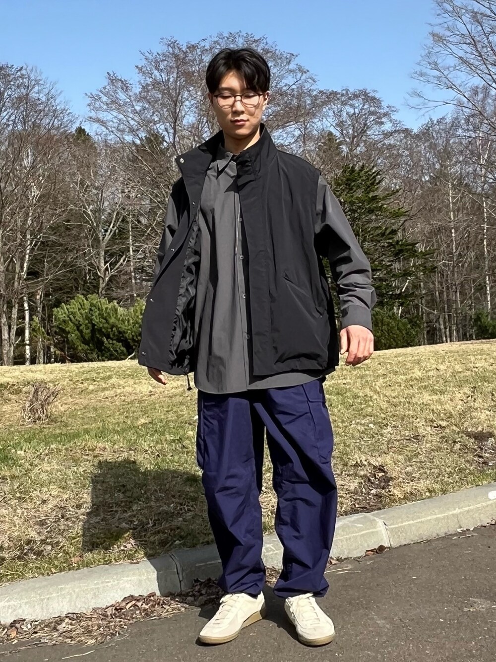 WYM LIDNM（ウィム バイ リドム）の「長袖シャツ（シャツ/ブラウス