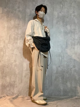 「ジーユーコーデ」｜「アイテム（アクセサリー）」を使った、YOSHI___低身長コーデさん（メンズ・163cm）の春コーディネート