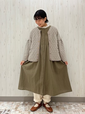 「Samansa Mos2（サマンサ モスモス）のアイテム（テーラードジャケット）」を使った、Soraさん（レディース・163cm）の秋コーディネート