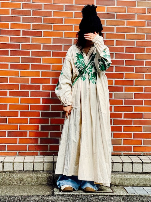 sara mallika（サラ マリカ）の「Sara mallika CTN LINEN BIG FLOWER