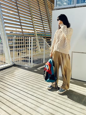 Curensology(カレンソロジー)/ポコポコアミニットカーディガンを使った