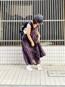 「アイテム（ワンピース/ドレス）」を使った、nananananana3さん（レディース・160cm）の夏コーディネート
