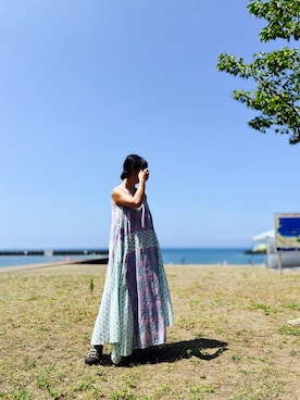 「海コーデ」｜nananananana3さん（レディース・160cm）の夏コーディネート