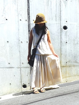 nananananana3さん（レディース・160cm）の夏コーディネート