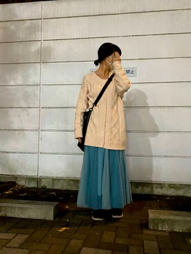 「FRANKLIN & MARSHALL（フランクリンマーシャル）のアイテム」を使った、nananananana3さん（レディース・160cm）の秋コーディネート