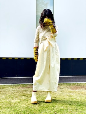 「SOREL（ソレル）のアイテム」を使った、nananananana3さん（レディース・160cm）の秋コーディネート