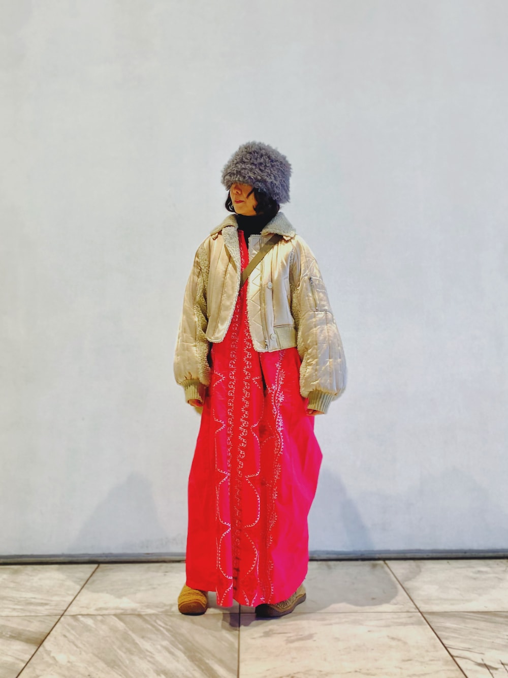 ETRE TOKYO（エトレトウキョウ）の「キルティングボアショートMA-1（MA