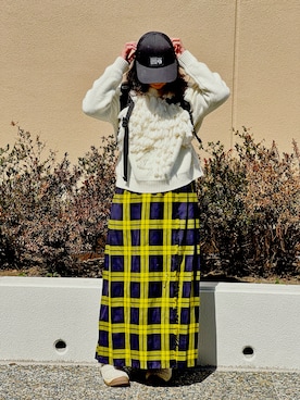 「CLANE（クラネ）のアイテム」を使った、nananananana3さん（レディース・160cm）の春コーディネート