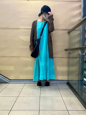 「FRANKLIN & MARSHALL（フランクリンマーシャル）のアイテム」を使った、nananananana3さん（レディース・160cm）の秋コーディネート