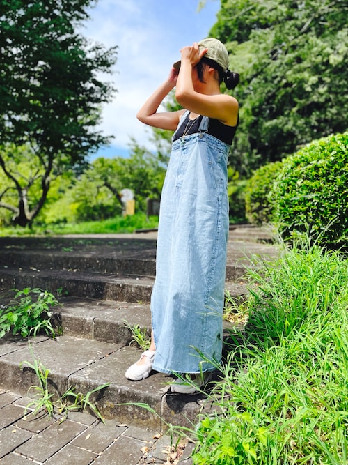 【新品】EDWIN ETRETOKYO CORE デニムハイライズ サススカート ETRE TOKYO（エトレトウキョウ）の「EDWIN×ETRETOKYO COREデニム