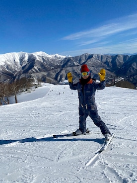 「雪山」｜nananananana3さん（レディース・160cm）の冬コーディネート