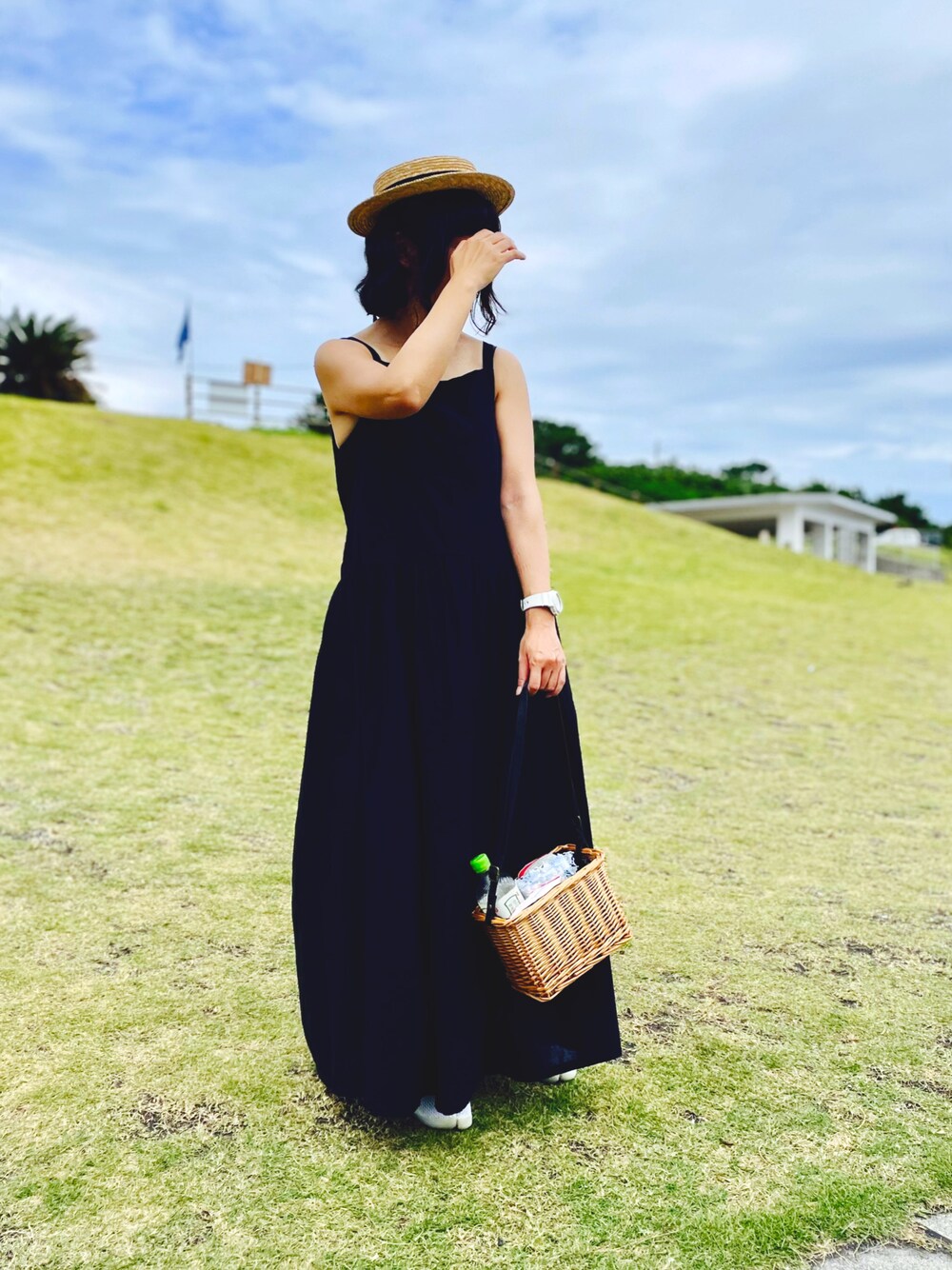 美品★IENA KALANCHOE 別注 DRESS ブラック IENA（イエナ）の「【KALANCHOE/カランコエ】別注 POPLIN DRESS