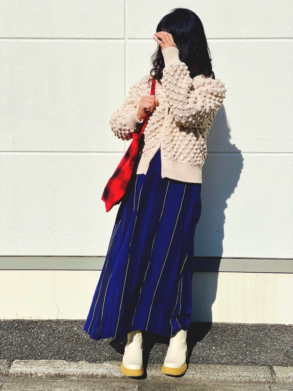 Curensology(カレンソロジー)/ポコポコアミニットカーディガンを使った