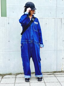 チャムス　つなぎ　オールインワン　XS チャムス つなぎ オールインワン XS - メルカリ