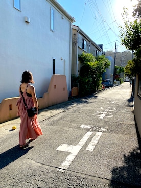 「LA BELLE ETUDE（ラベルエチュード）のアイテム（ワンピース）」を使った、nananananana3さん（レディース・160cm）の夏コーディネート