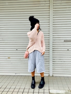 「雨」｜nananananana3さん（レディース・160cm）の秋コーディネート