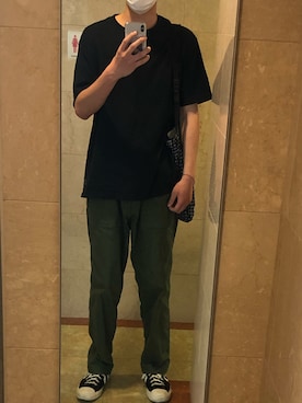 「yield（イールド）のアイテム」を使った、ゆうしさん（メンズ・181cm）の夏コーディネート
