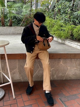 「BRADY（ブレディー）のアイテム」を使った、SHOTAさん（メンズ・171cm）の春コーディネート