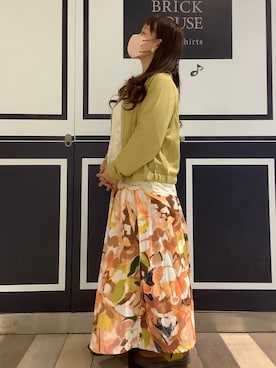「BRICK HOUSE by TOKYO SHIRT」｜「アイテム（ブルゾン）」を使った、BRICK HOUSE by Tokyo Shirts 川崎アゼリア店さん（レディース・152cm）の冬コーディネート